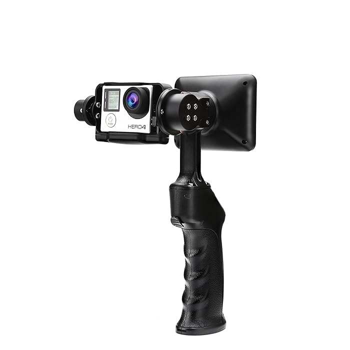 WenPod GP1+ Digital 2 Axis Gimbal Stabilizer for GoPro - AWPRO Dubai