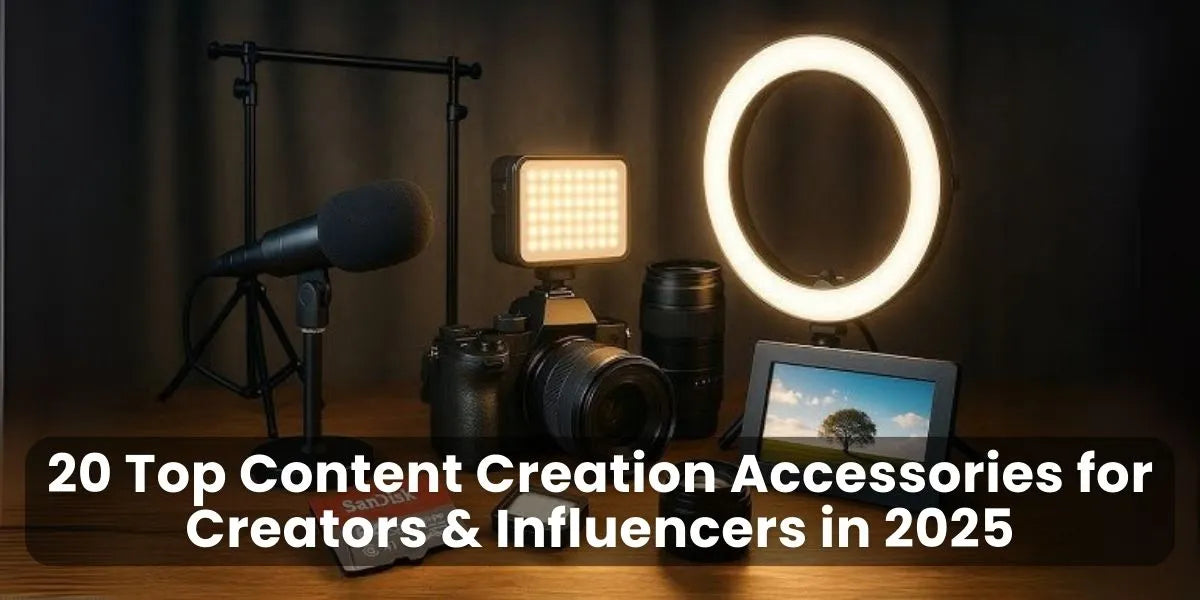 20 Top Content Creation Accessories for Creators & Influencers in 2025