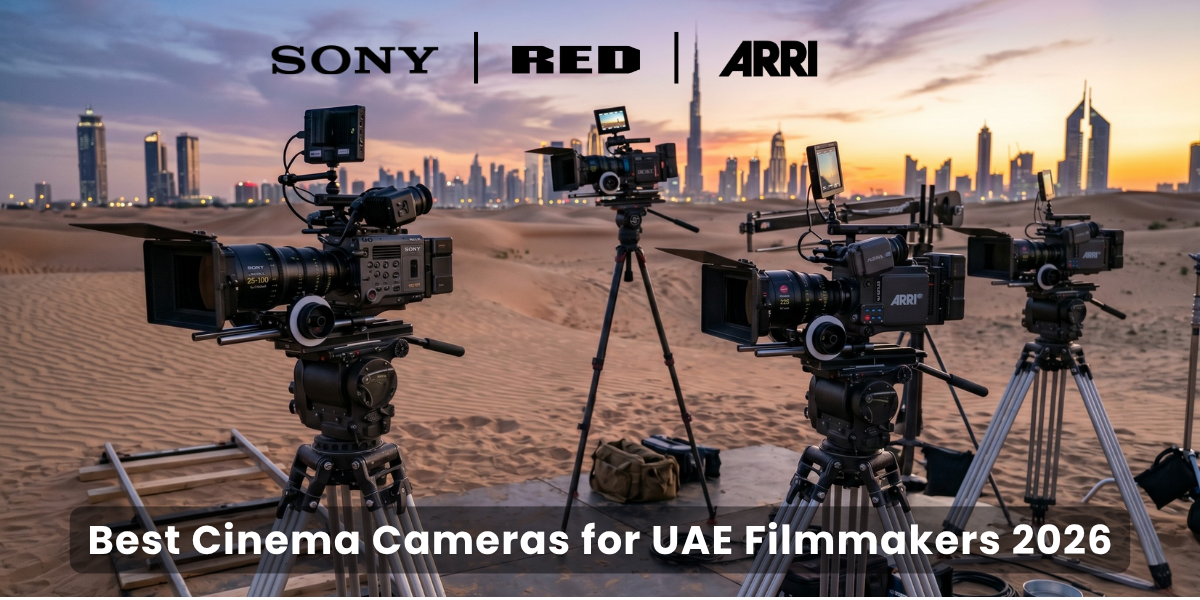 Best Cinema Cameras for UAE Filmmakers 2026: Sony, RED, ARRI Comparisons
