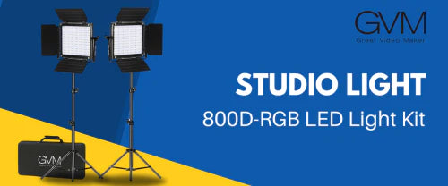 Best RGB Lights for Beginners | GVM 800D 2 Light Kit