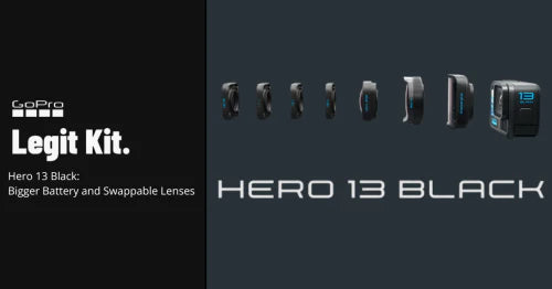 GoPro Hero 13 Black: Bigger Battery and Swappable Lenses