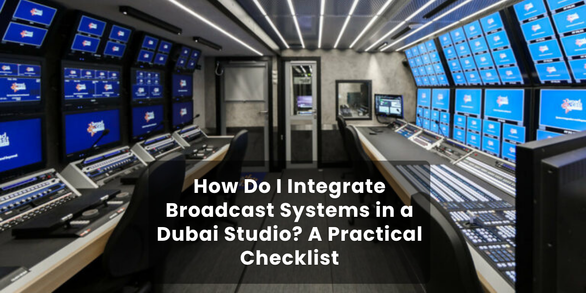 How Do I Integrate Broadcast Systems in a Dubai Studio? A Practical Checklist