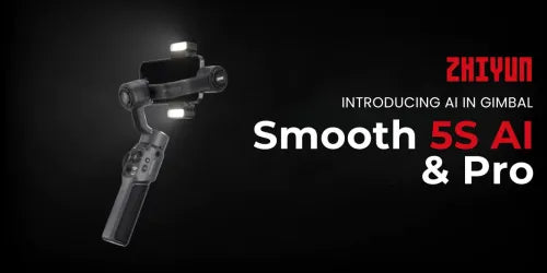 Introducing AI in Gimbal : Zhiyun Smooth 5S AI & Pro Gimbal