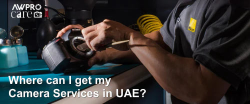 Where can I get my camera serviced in the UAE?