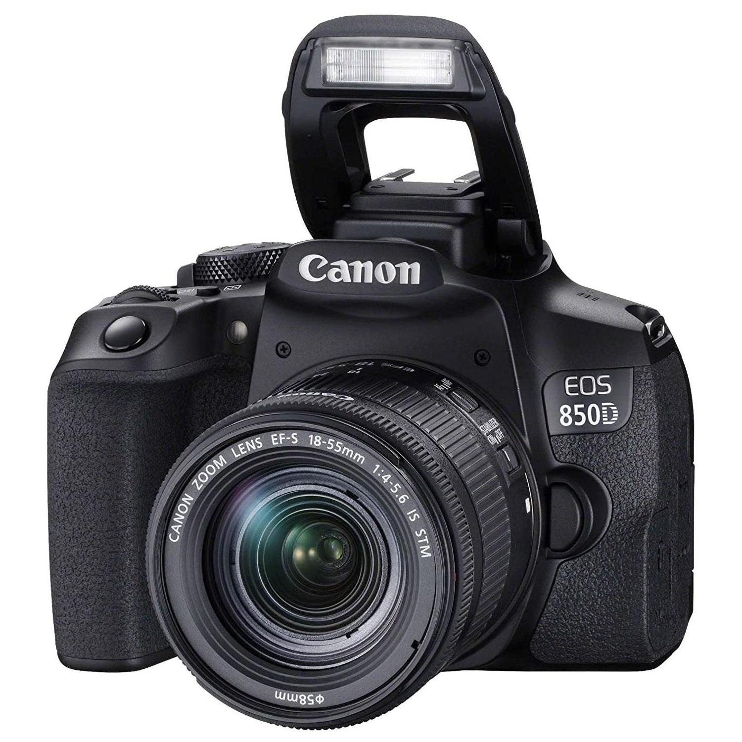 Canon EOS 850D Digital SLR Camera Black With EFS 18-55mm IS STM