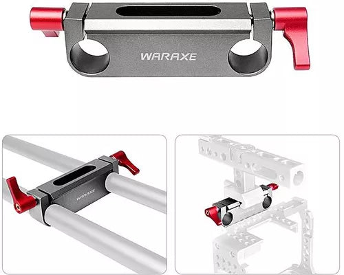 WARAXE LENS SUPPORT WITH 15MM DUAL ROD CLAMP