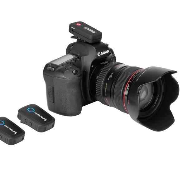 Saramonic Blink 500 B2 Ultracompact 2-Person Wireless Clip-On Mic System With Lavaliers &amp; Dual Receiver