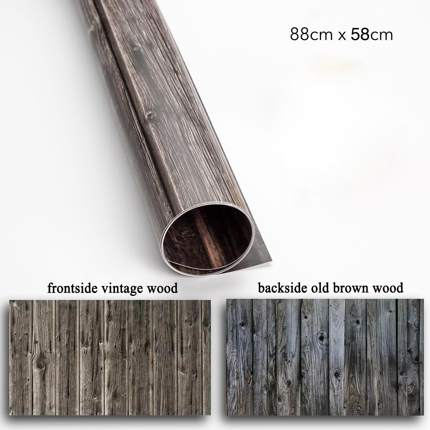 PROMAGE DOUBLE-SIDED PAPER BG GREY WOOD PM-DB07
