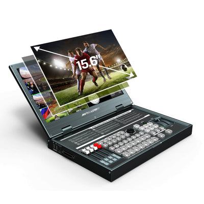AV Matrix PVS0615 Portable 6-Channel Video Switcher with 15.6"" LCD Monitor