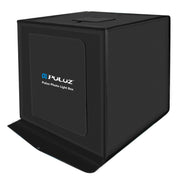 PULUZ 40cm Folding Portable 30W 5500K White Light Photo Lighting Studio Shooting Tent Box Kit with 6 Colors Backdrops (Black, Orange, White, Red, Green, Blue), Size: 40cm x 40cm x 40cm