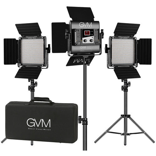 GVM 560AS Bi-Color LED 3-Panel Kit