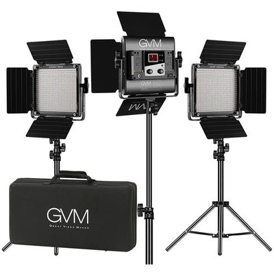 GVM 560AS Bi-Color LED 3-Panel Kit