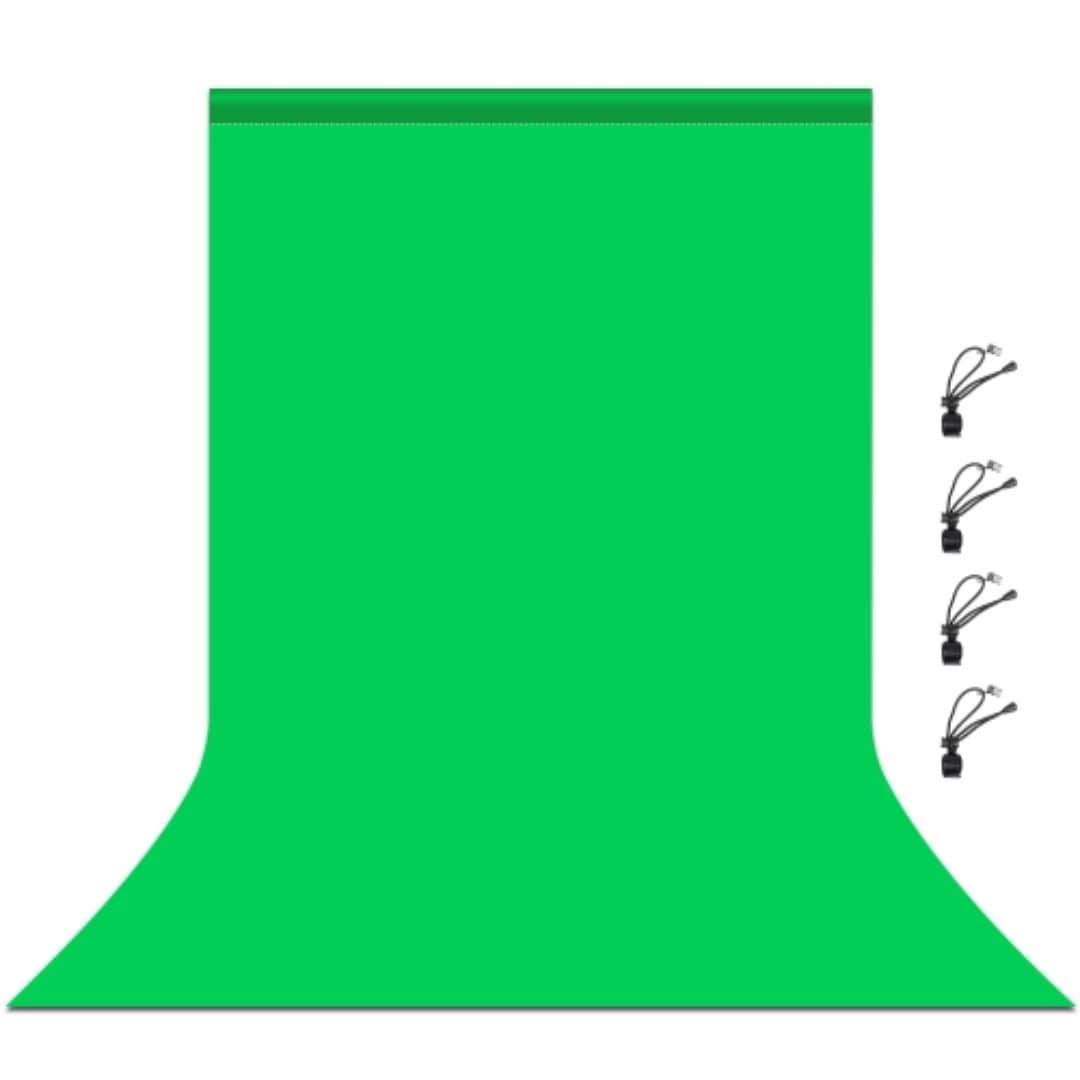 PULUZ 3m x 6m Photography Background Thickness Photo Studio Background Cloth Backdrop (Green) PU5206G