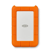 Lacie Rugged USB-C, 2TB, Portable External Hard Drive, Drop, Shock, Dust, Rain Resistant