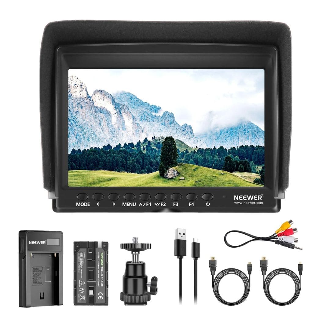 Neewer F100 7 Inch HD Camera Field Monitor Kit