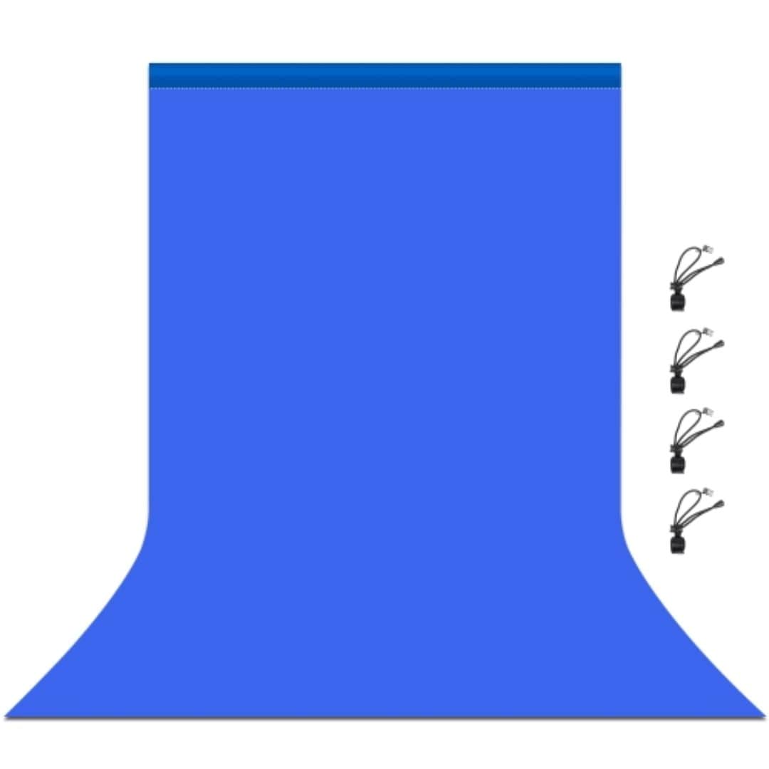 Puluz 3m x 6m Photography Background Thickness Photo Studio Background Cloth Backdrop (Blue) PU5206L