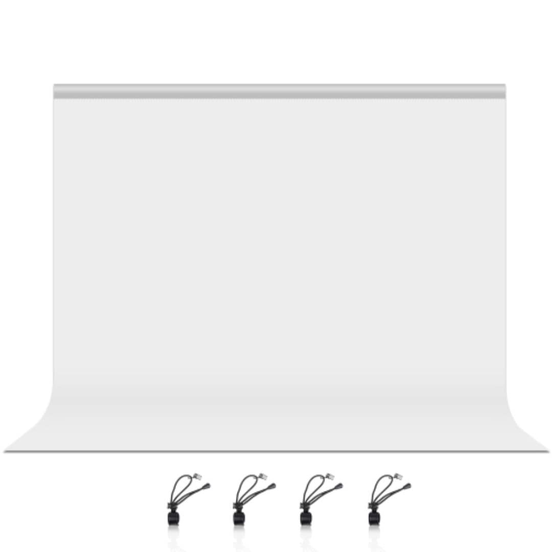 Puluz 3m x 2m Photography Background Thickness Photo Studio Background Cloth Backdrop (White) PU5214W