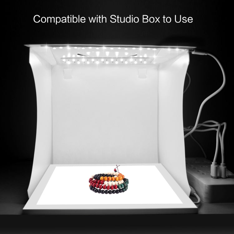 PULUZ Mini LED Photography Shadowless Light Lamp Panel Pad, Acrylic Material, 20cm x 20cm Effective Area