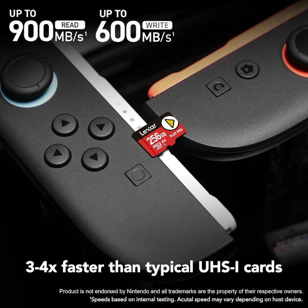 Lexar 256GB Play PRO microSD Express Card