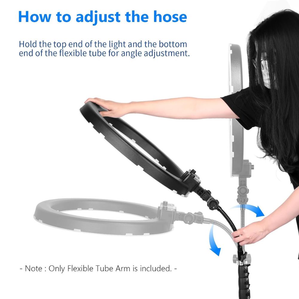 Neewer 10"/25cm Metal Flexible Tube Arm