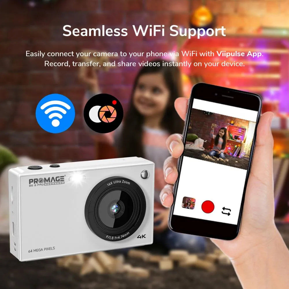 Promage 4K Dual Screen Digital Camera (PC130)