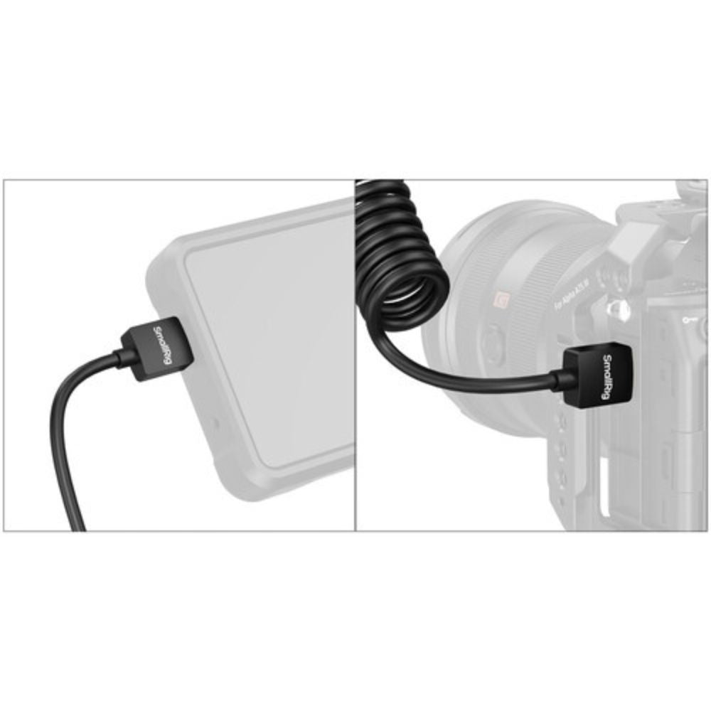 SmallRig Coiled HDMI Data Cable (3.9")