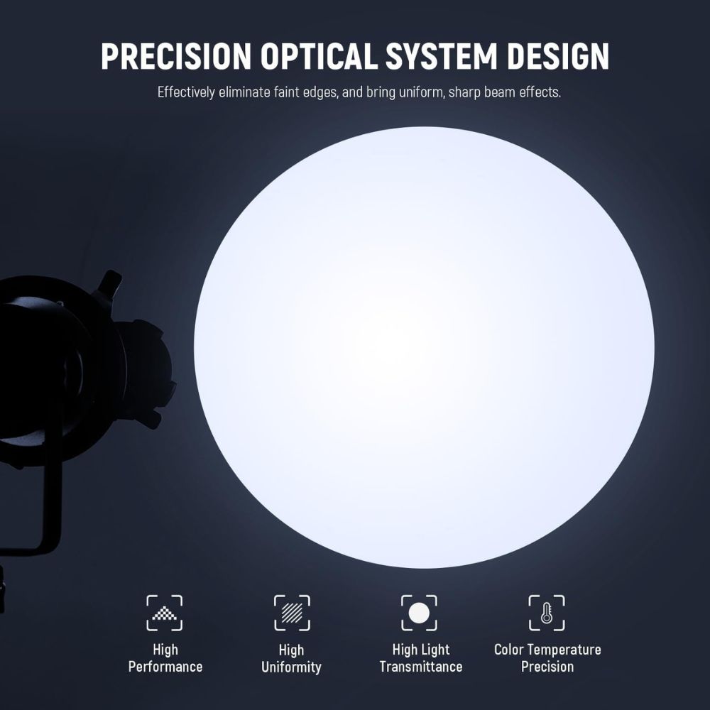 NEEWER Spotlight Snoot with 20° Projection Lens
