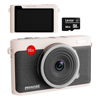 Promage 5K Dual Screen Digital Camera (PC160) - Black