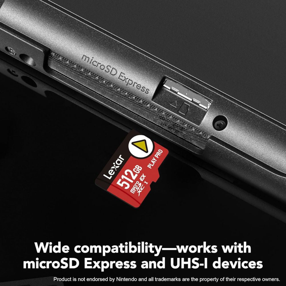 Lexar 512GB Play PRO microSD Express Card