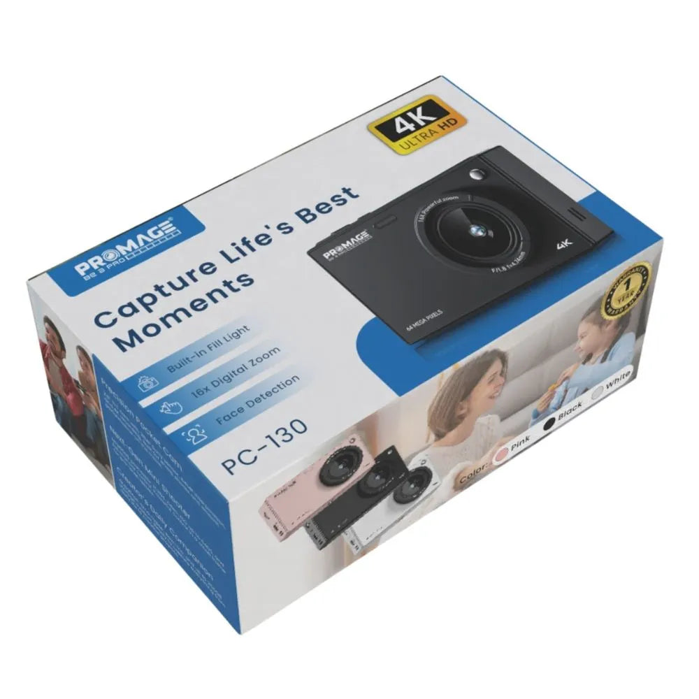 Promage 4K Dual Screen Digital Camera (PC130)
