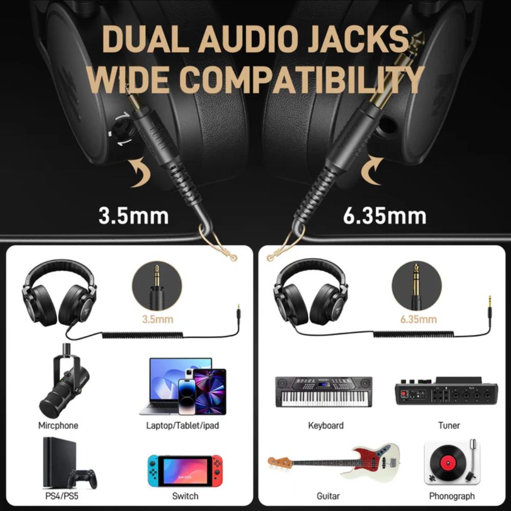 MAONO MH700 Professional Studio Monitor Headphones