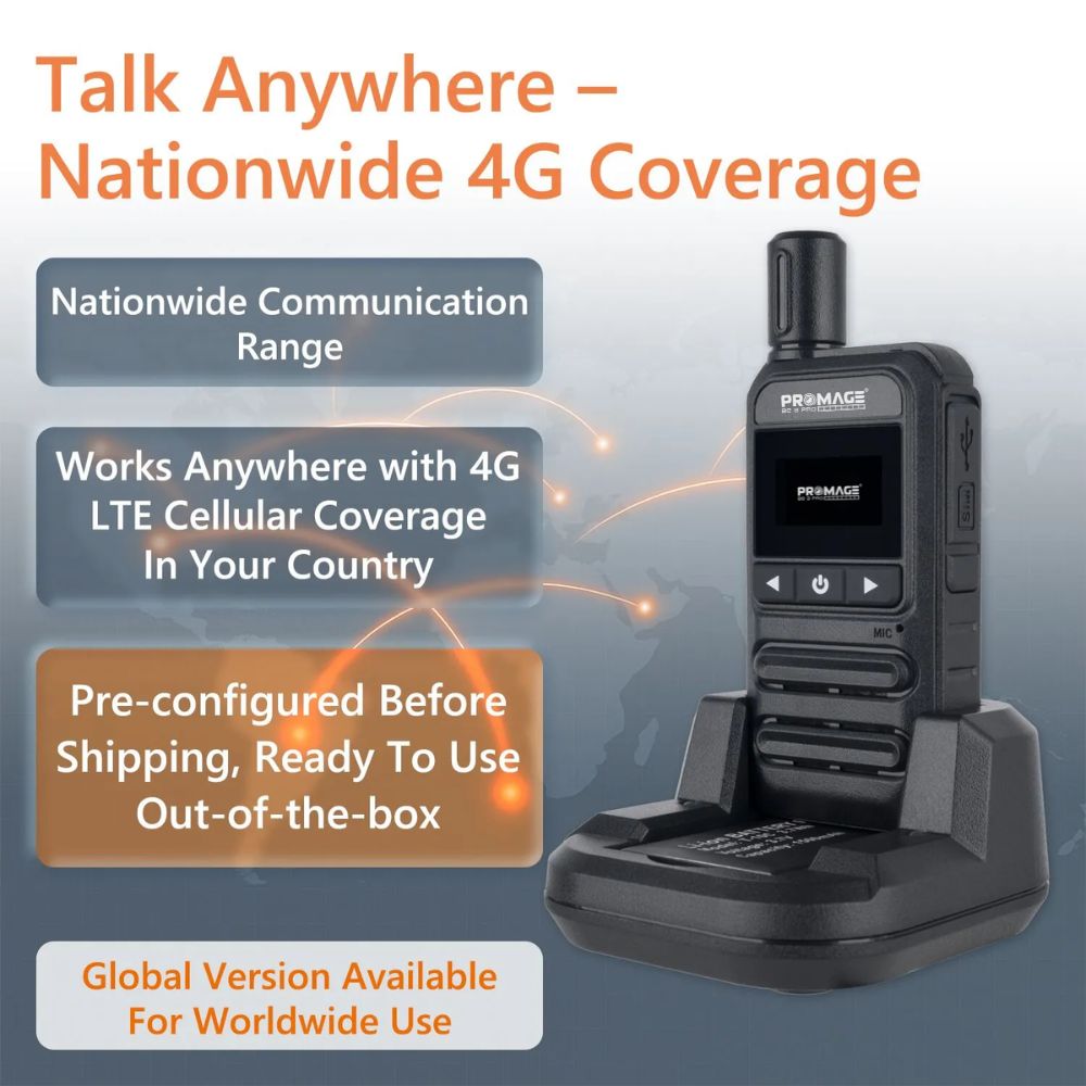 PROMAGE CONNECT PC-WT975 Mini Pro Walkie Talkie
