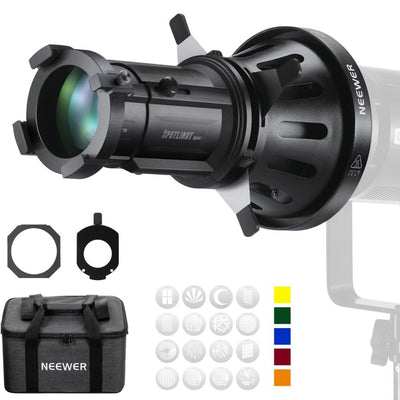 NEEWER Spotlight Snoot with 20° Projection Lens