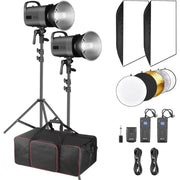 Neewer 600W Flash Strobe Lighting Kit Photo Studio
