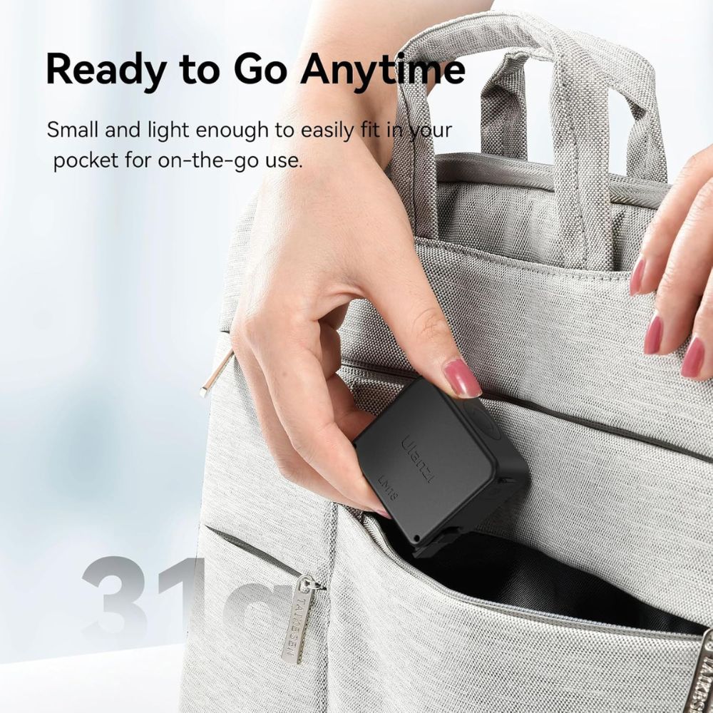 ULANZI LM18 Vlogging Light Mini LED Camera Video Light for DJI Osmo Action 3/4 Camera Cage Accessories and Ulanzi PK-06 Pocket 3 Expansion Adapter
