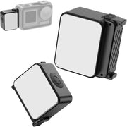ULANZI LM18 Vlogging Light Mini LED Camera Video Light for DJI Osmo Action 3/4 Camera Cage Accessories and Ulanzi PK-06 Pocket 3 Expansion Adapter