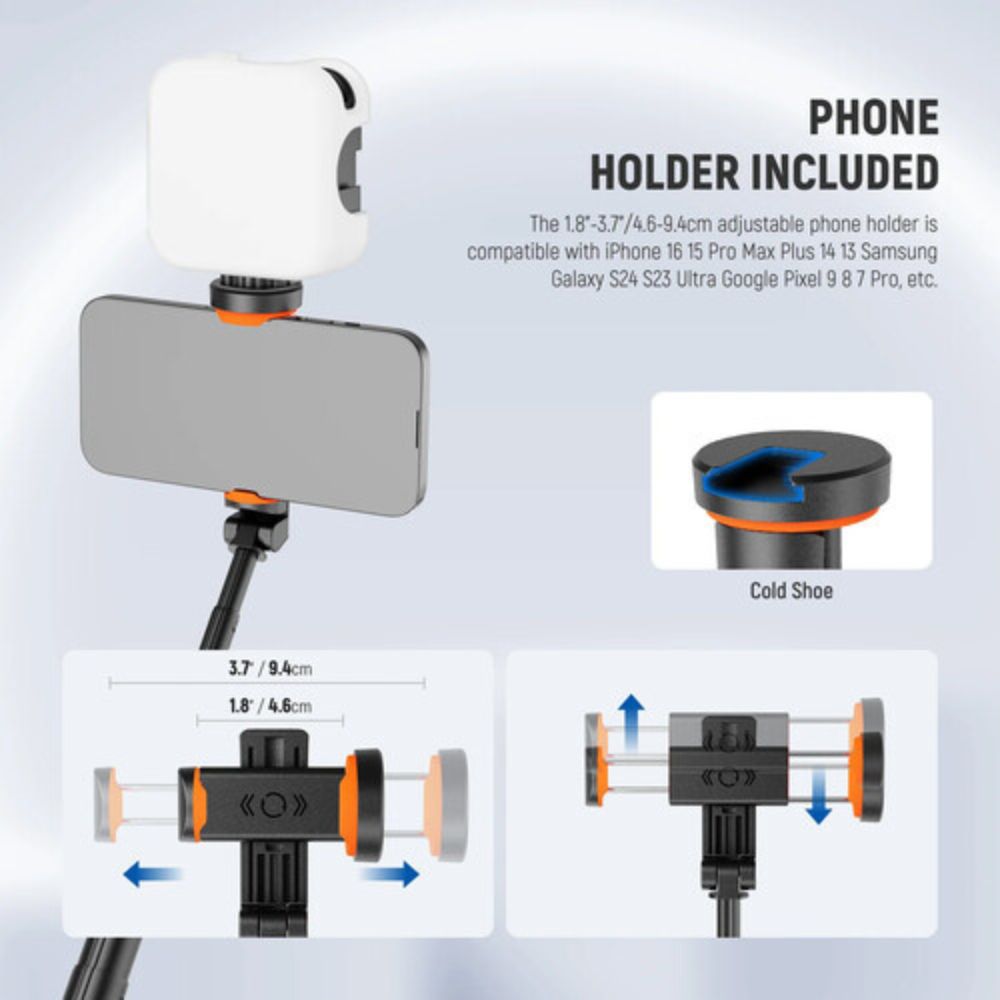 Neewer Basics Quick Release Selfie Stick (Black)