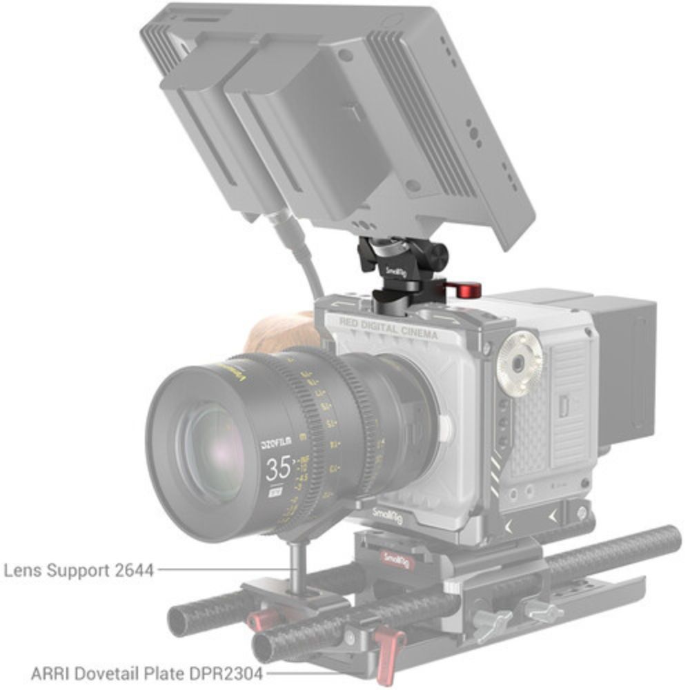 SmallRig Swivel and Tilt Adjustable Monitor Mount with NATO Clamp Mount 2906B