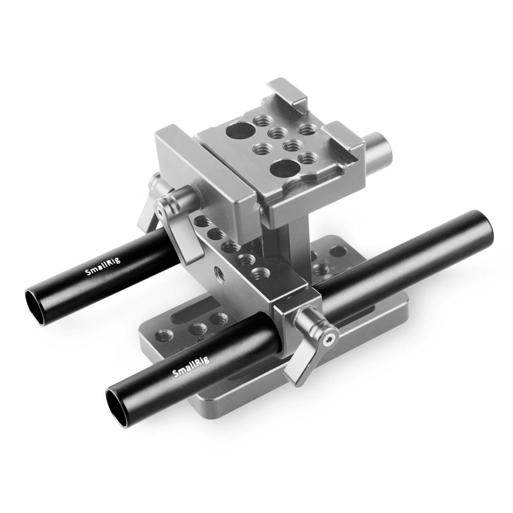 Smallrig 2pcs 15mm Black Aluminum Alloy Rod(M12-15cm) 6inch 1050