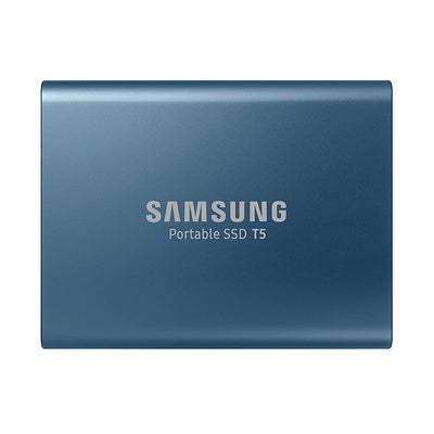 Samsung 500GB T5 Portable Solid-State Drive (Blue)