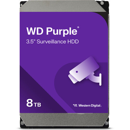 WD Purple 8TB Surveillance 3.5" SATA Hard Drive (WD85PURZ)