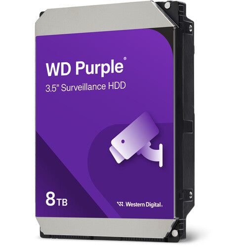 WD Purple 8TB Surveillance 3.5" SATA Hard Drive (WD85PURZ)