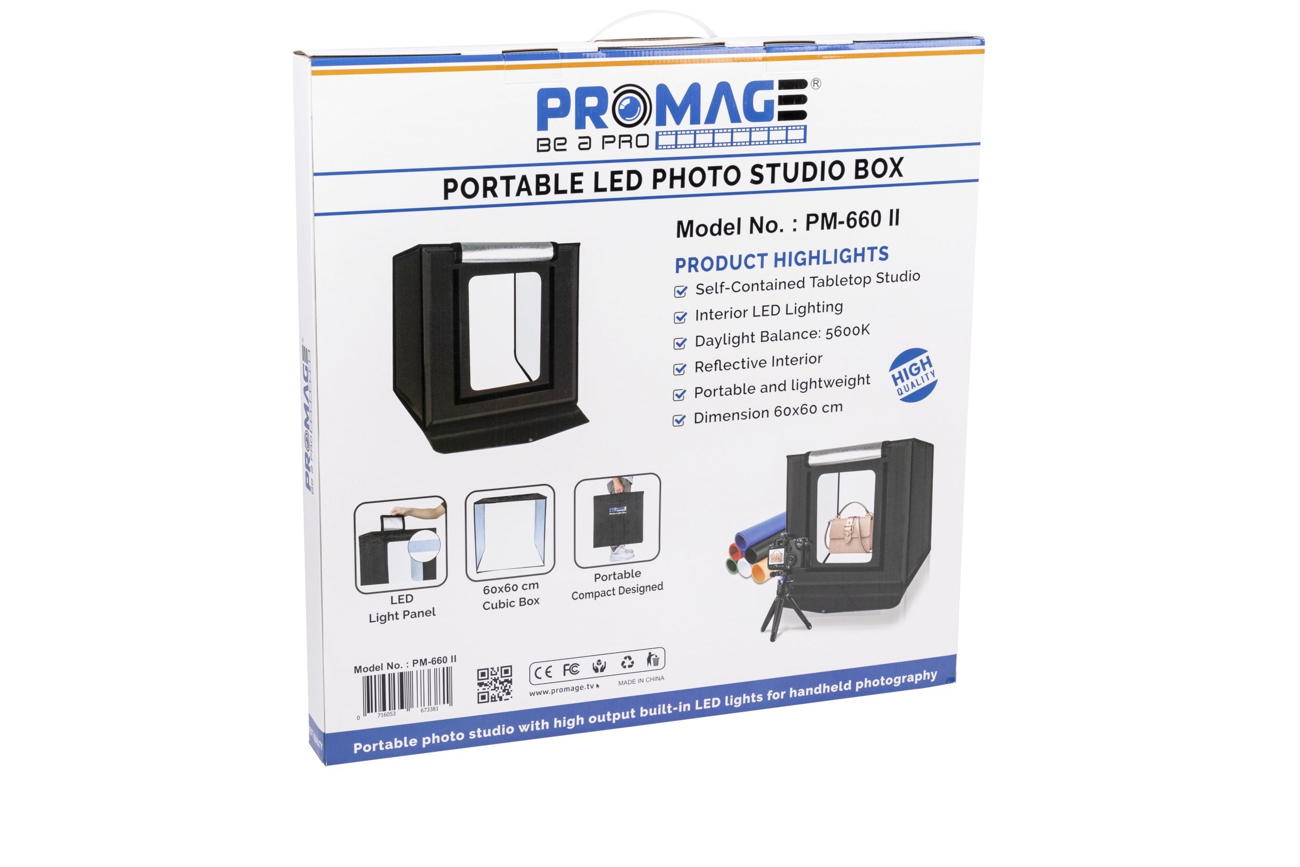 PROMAGE PHOTO BOX LED 60*60CM PM-660 II