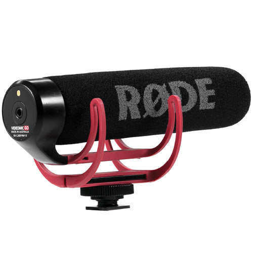 RODE VideoMic GO Camera-Mount Shotgun Microphone