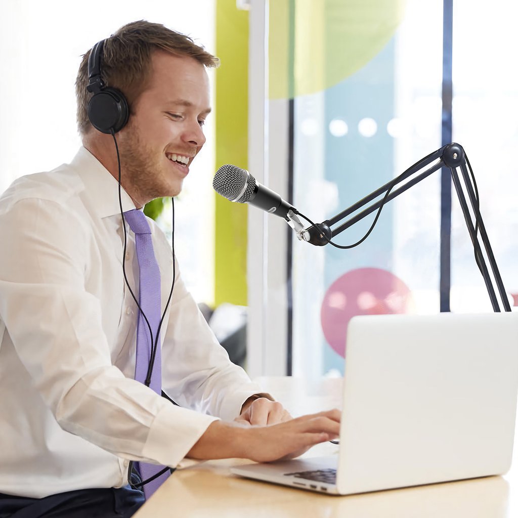 FIFINE K668 USB Microphone Plug &amp; Play with Mac/Windows for Video Call, Streaming , Voice Over