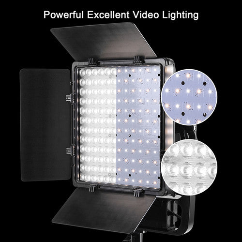 GVM LT 50S Bi-Color Dimmable LED Video Light Panel