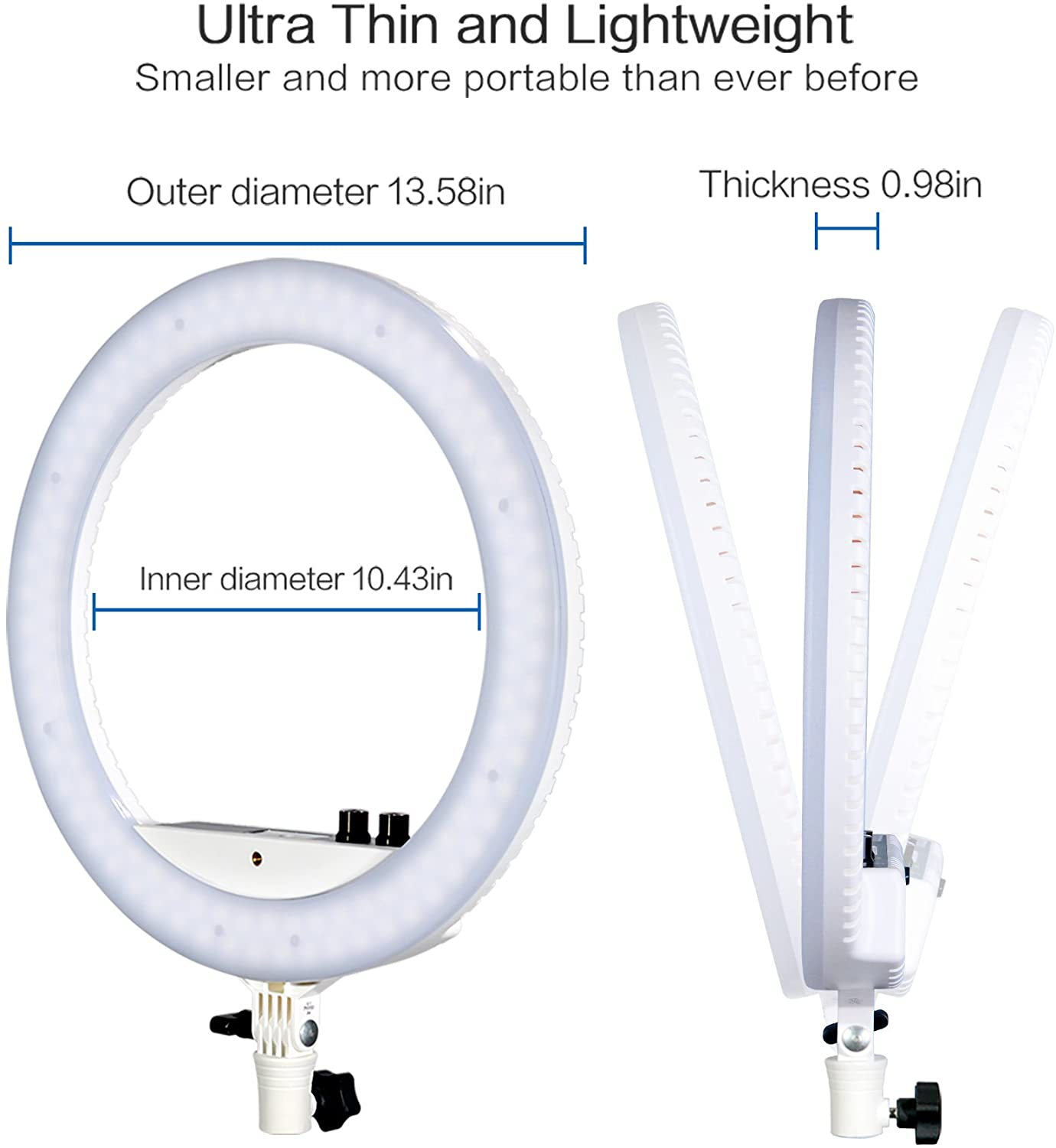 NanGuang Venus V24C 14"" Dimmable Adjustable Bicolor LED Ring Light