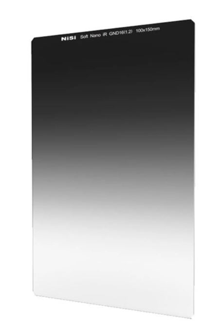 NiSi 100x150mm Nano Soft-Edge Graduated IRND 1.2 Filter (4-Stop)