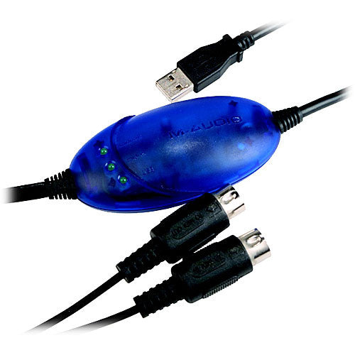 M-Audio MIDISport UNO - 1 Input / 1 Output Cable Style USB MIDI Interface for Mac and PC