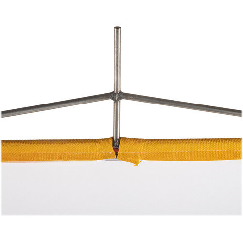 Matthews Solid Frame Scrim White Artificial Silk (48 x 48"")
